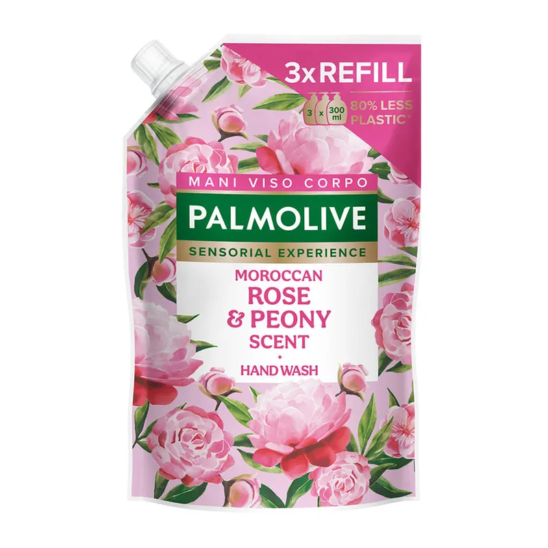 Rose & Peony Liquid Hand Soap Doypack