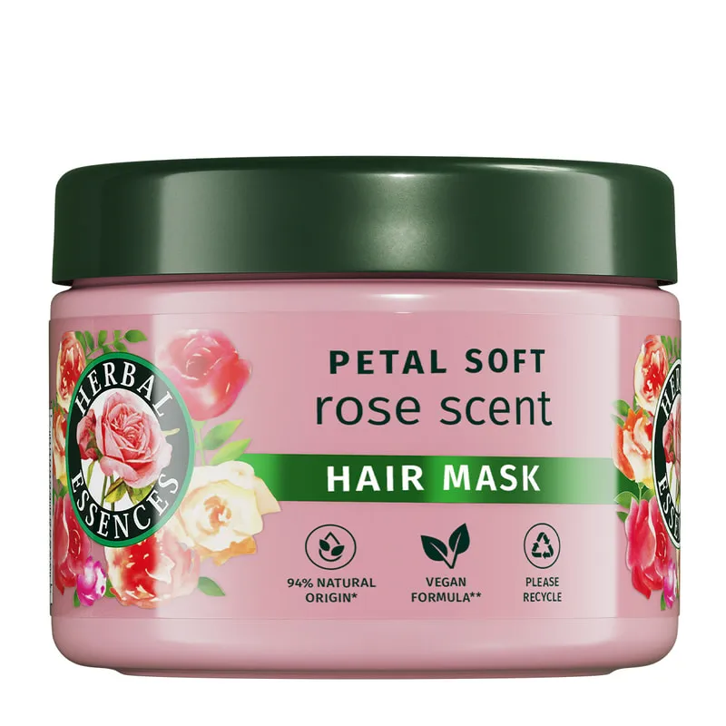 Rose Petal Scent Soft Vegan Hair Mask For Dry Hair