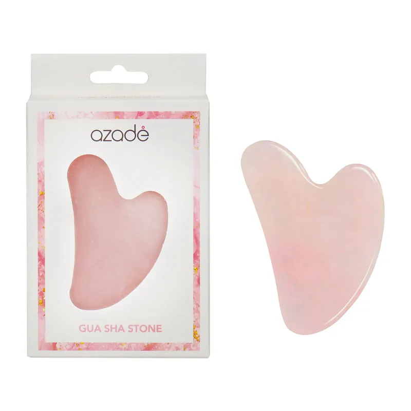 Rose Quartz Gua Sha Tool - Face And Neck