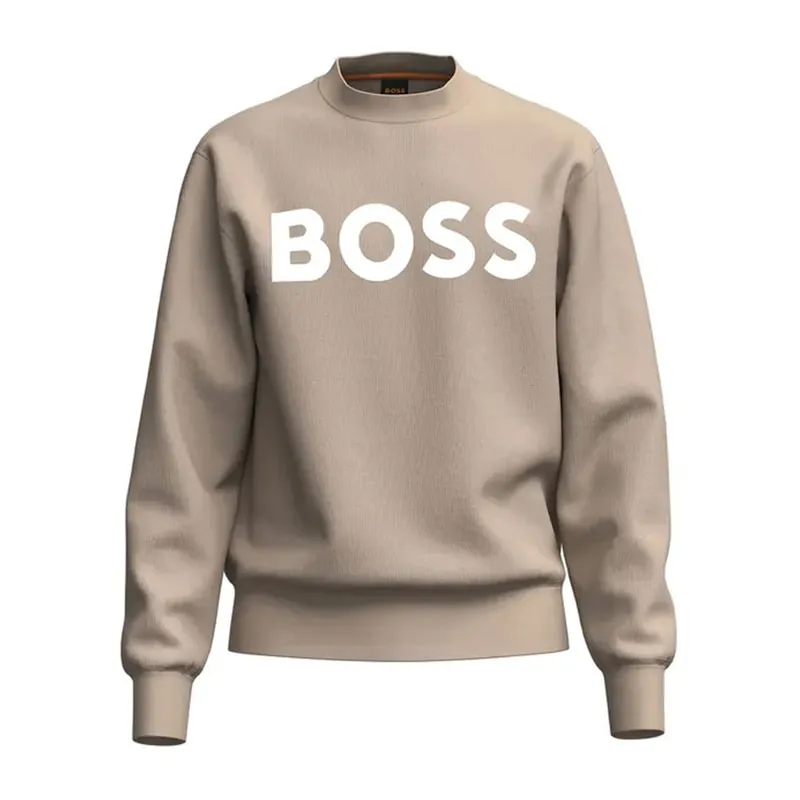 Sweatshirt with rubber-print logo