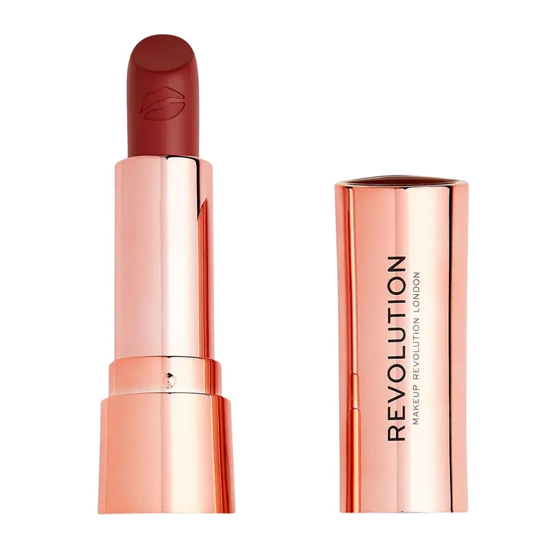 Satin Kiss Lipstick - Rosé Muted Red