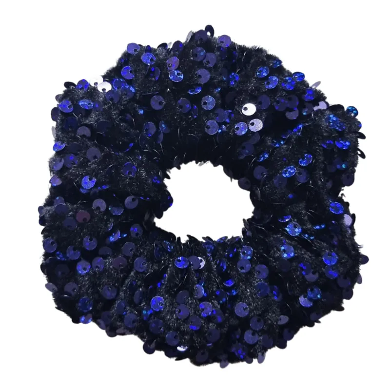 Scrunchie Sequins Blue