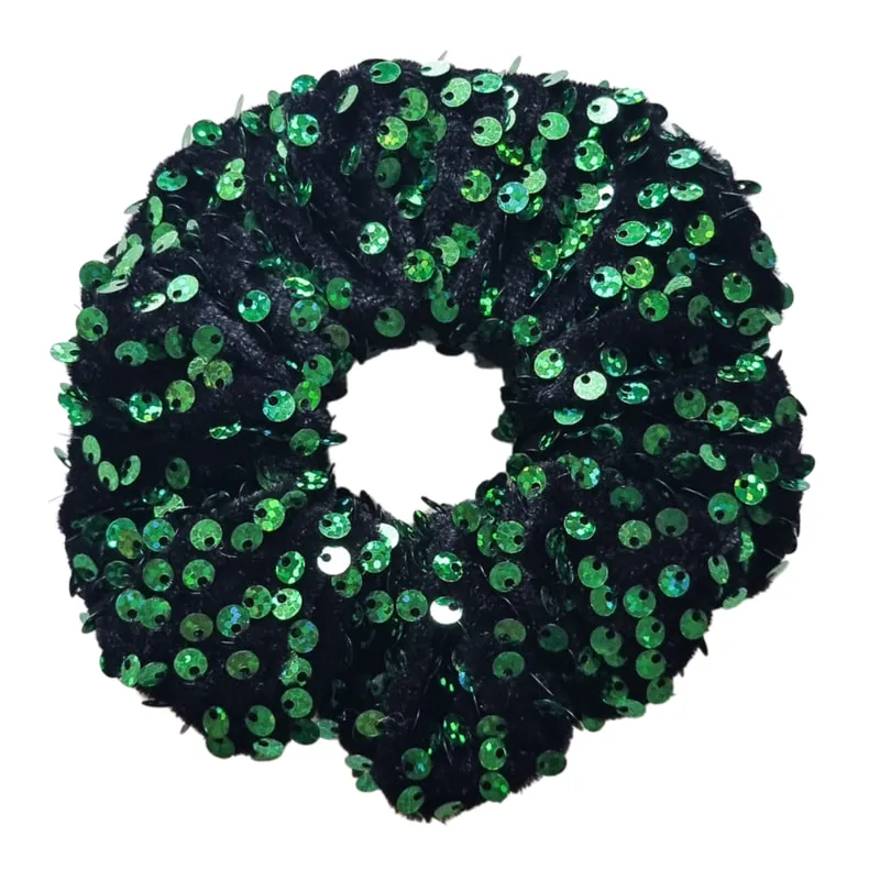 Scrunchie Παγιέτα Πράσινο