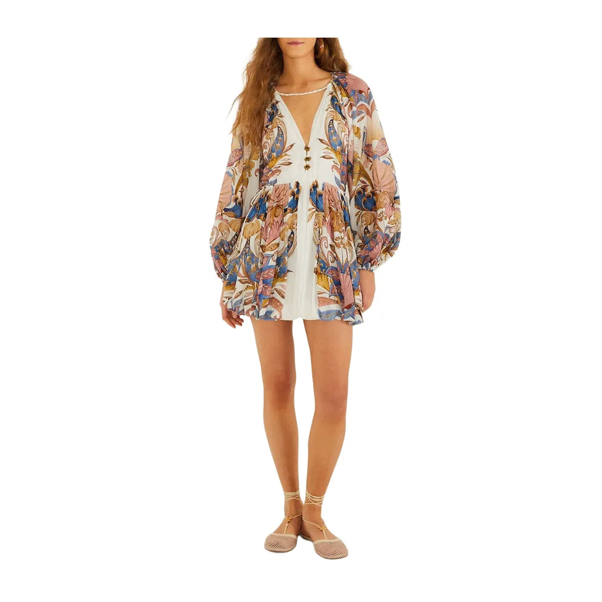 Sea garden mini dress
