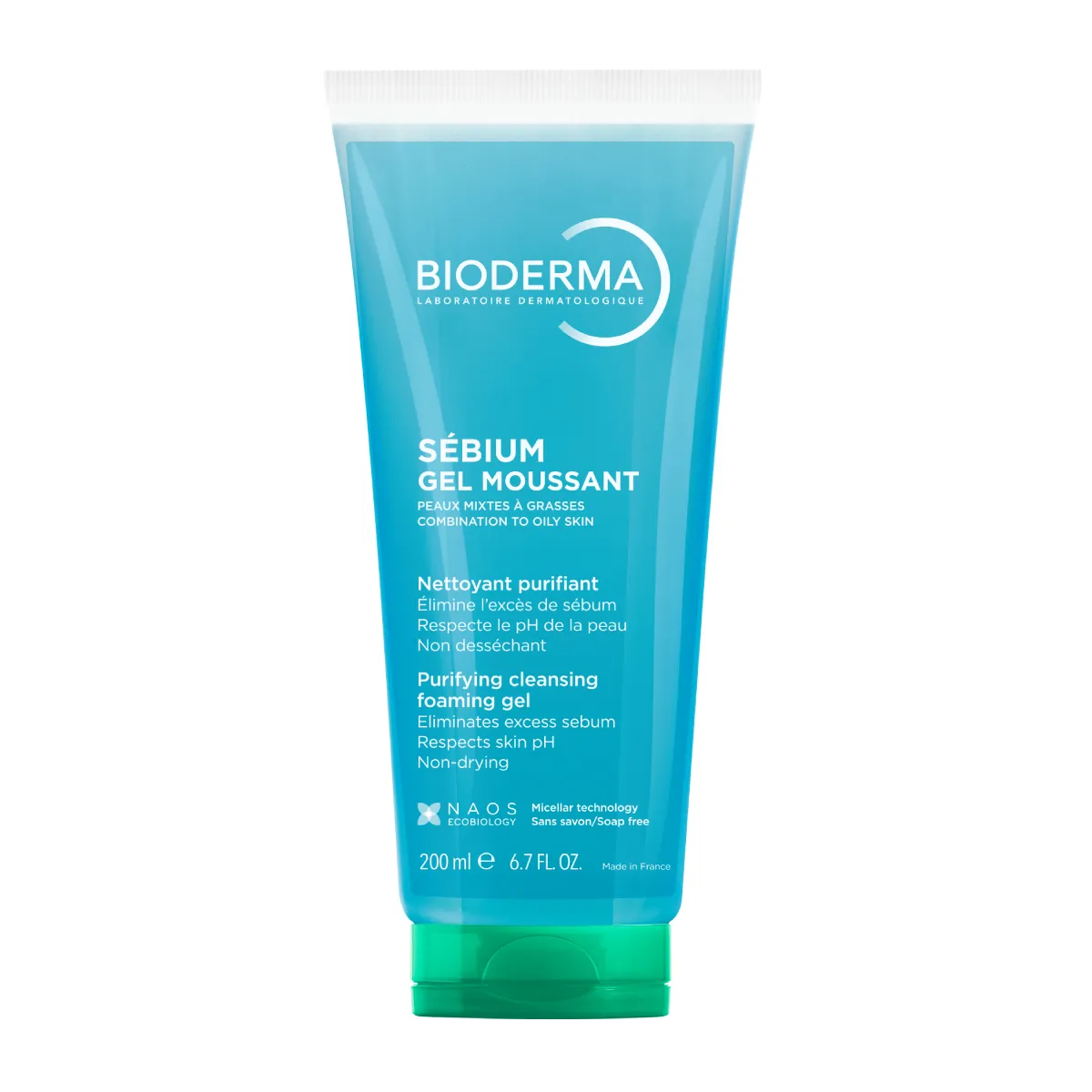Sebium Gel Moussant Purifying Cleansing Gel For Oily Acne-Prone Skin
