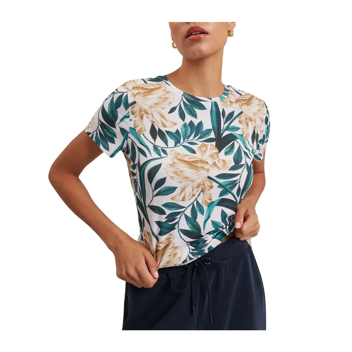 SELLEY Tulip Print T-Shirt