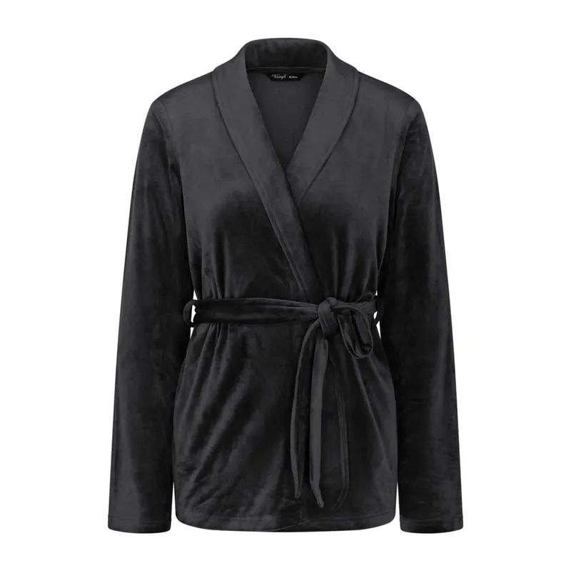 Sensual velour robe top 01