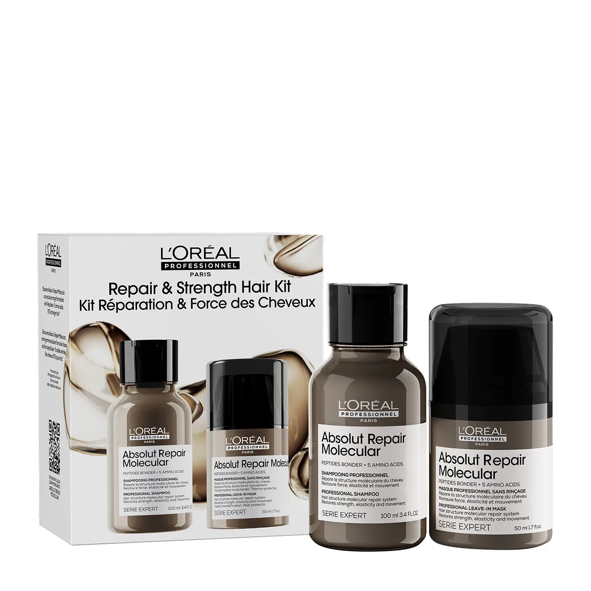 Serie Expert Absolut Repair Molecular Mini Duo Set Shampoo & Leave-in 