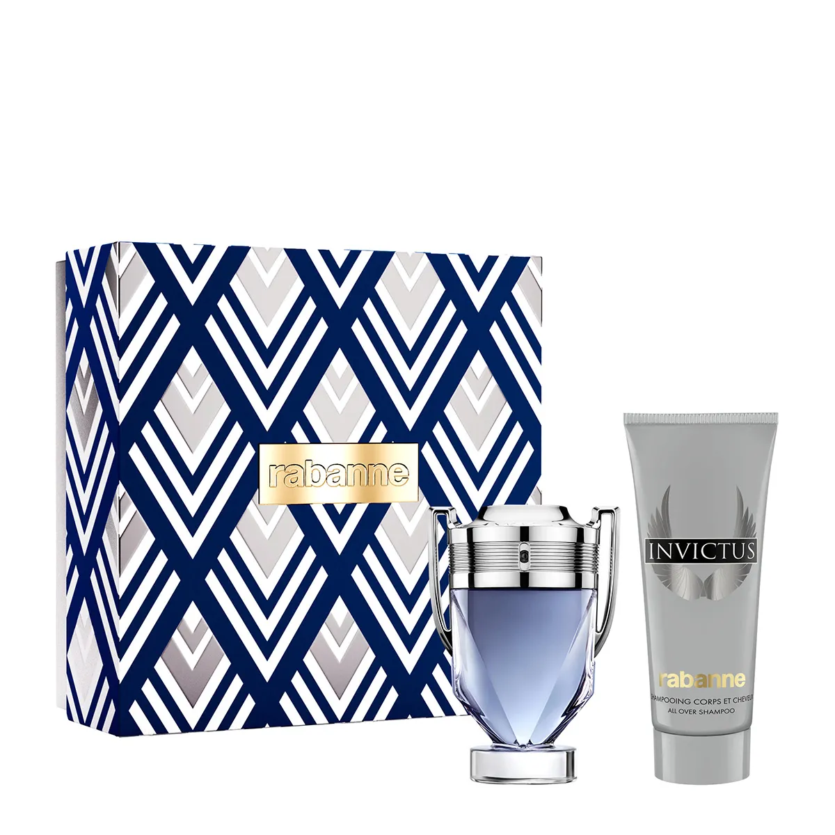 Set Invictus Eau De Toilette & Shampooing All Over shampoo
