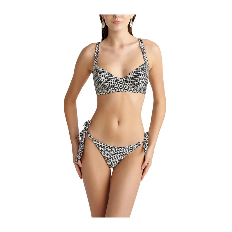 Shells side tie bikini bottoms