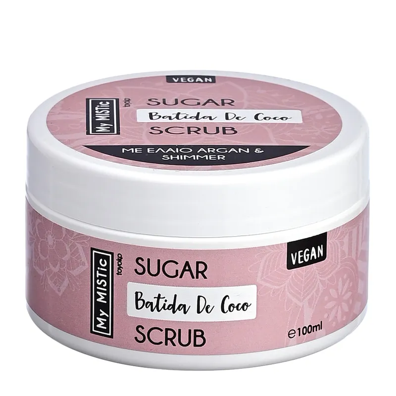 Shimmering Sugar Scrub Batida De Coco With Argan My MISTic