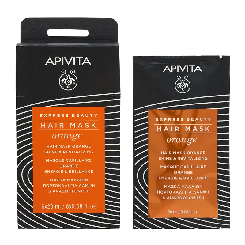Shine and Revitalizing Hair Mask with Οrange & Honey