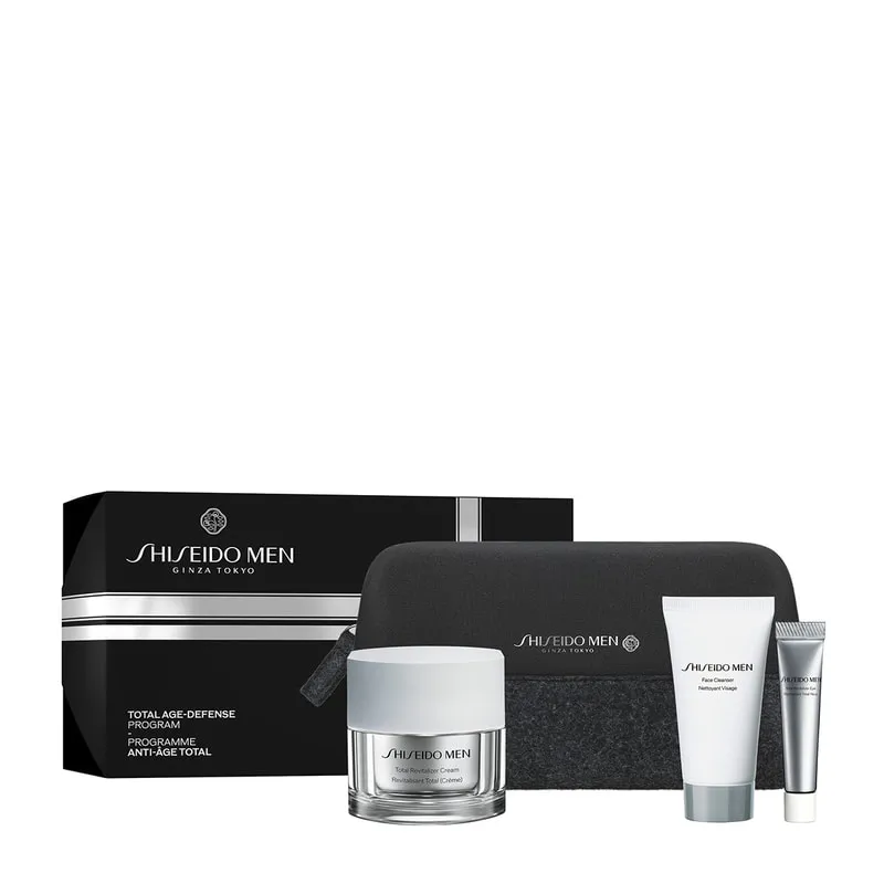 Shiseido Men Total Age Defense Program Pouch Set