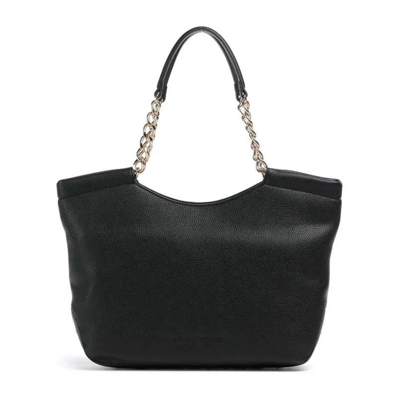 Shopper bag με μεταλλικό λογότυπο