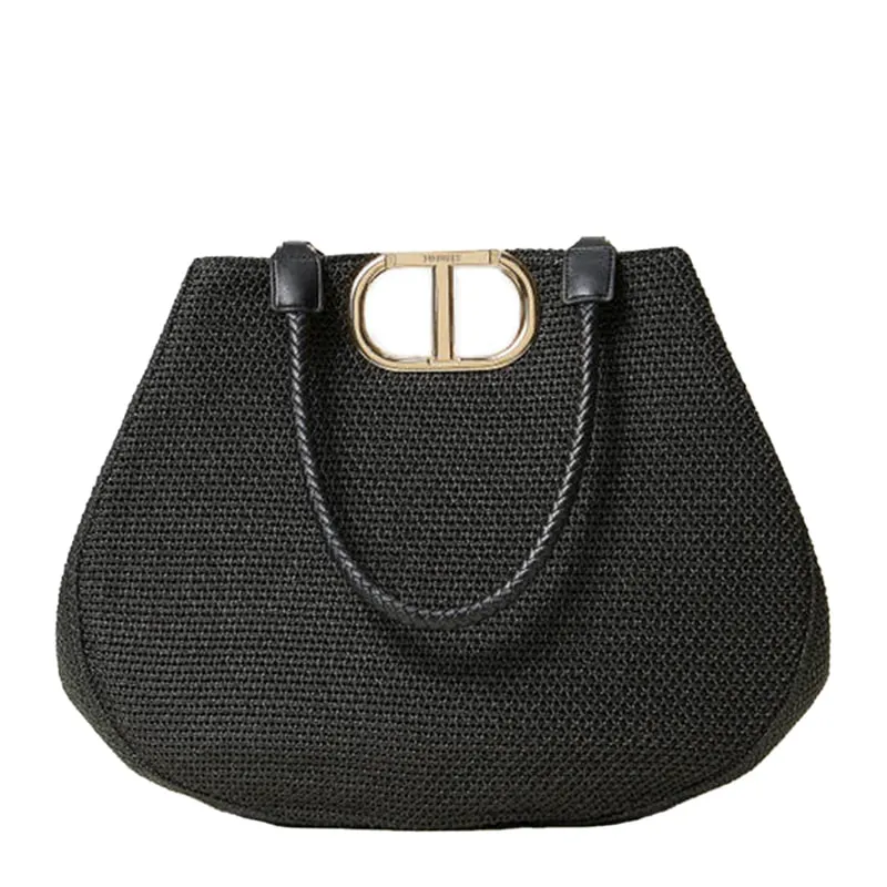 Shopper bag with Oval T logo
