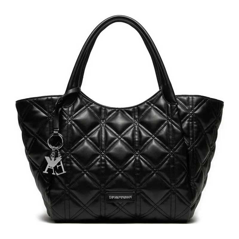 Quilted shopper bag