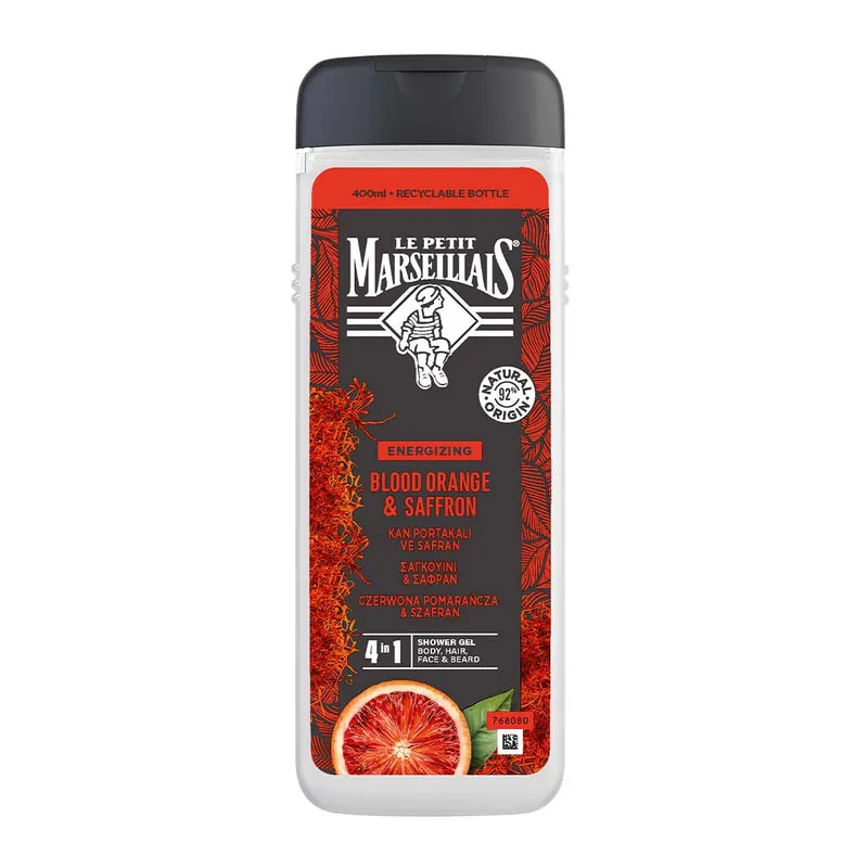 Shower & Shampoo for Men Blood Orange & Saffron