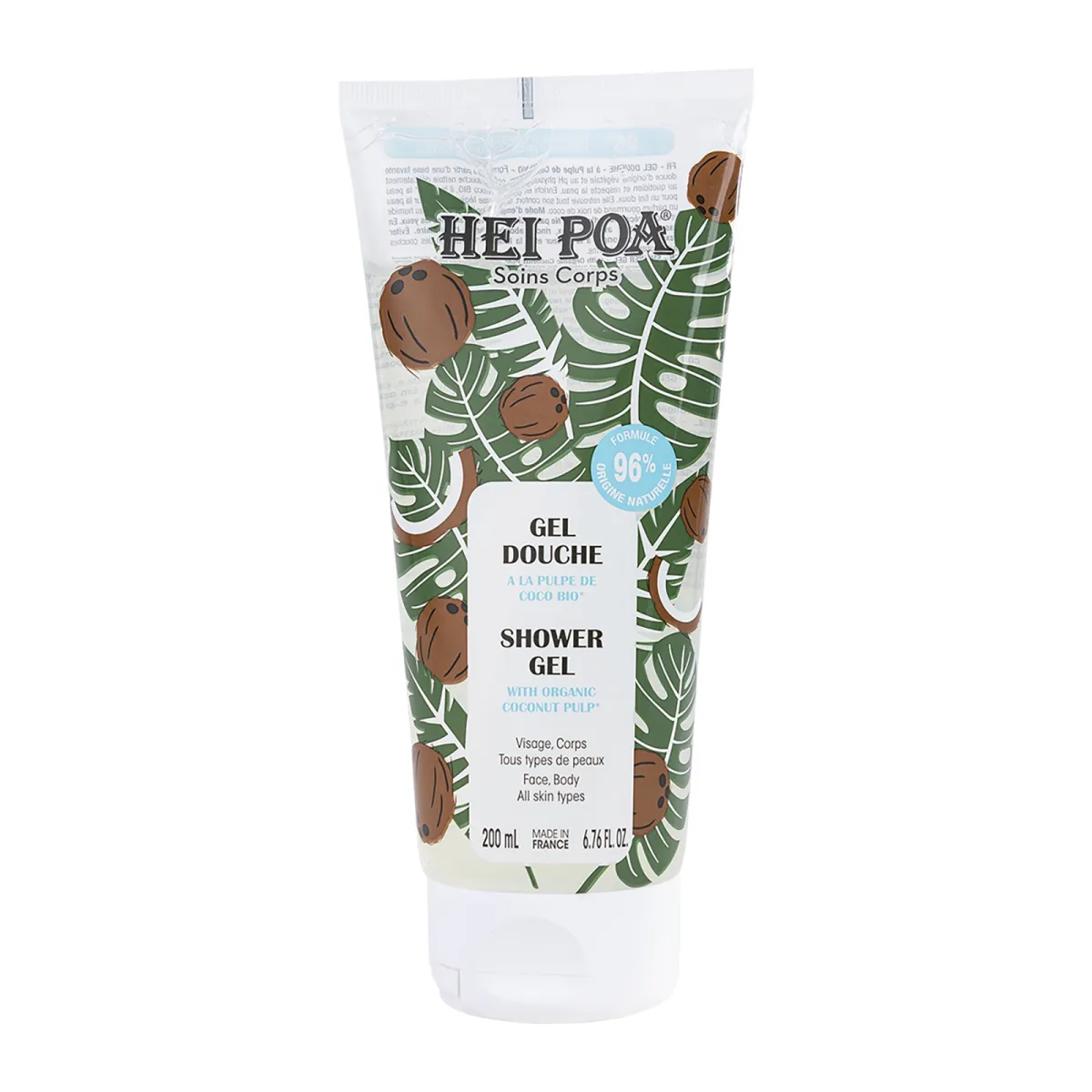 Shower Gel With Organic Coconut Pulp