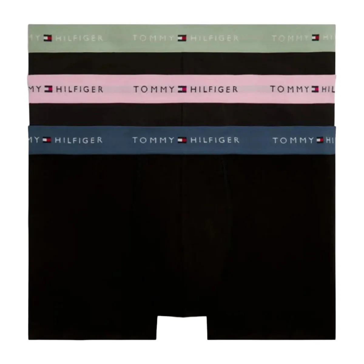 Signature repeat logo waistband trunks 3 pack