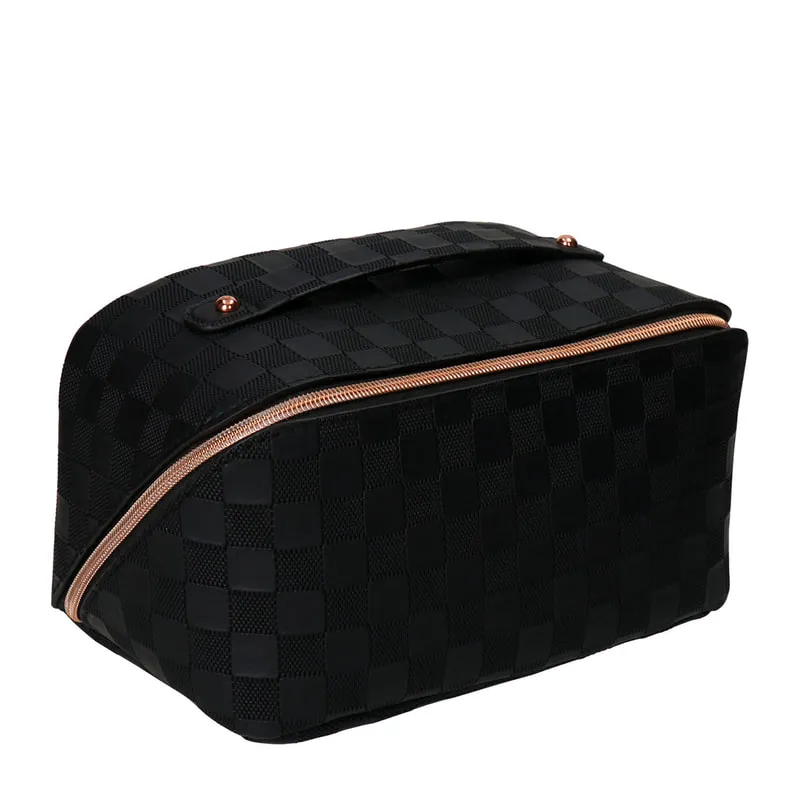 Signature Black Cosmetic Bag