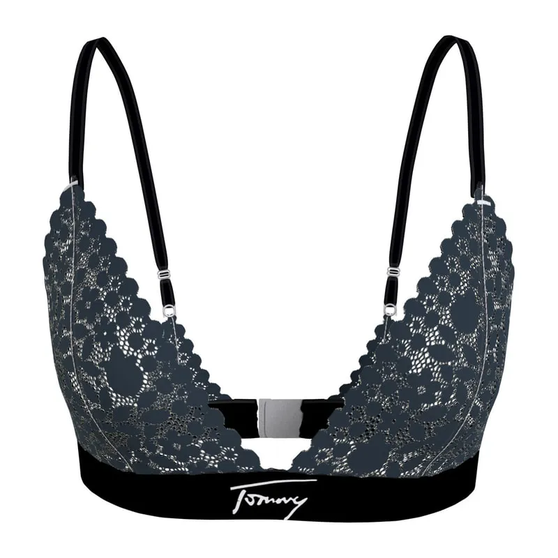 Signature logo triangle bra