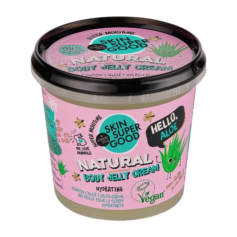 Skin Super Good Natural Body Jelly Cream Hello Aloe