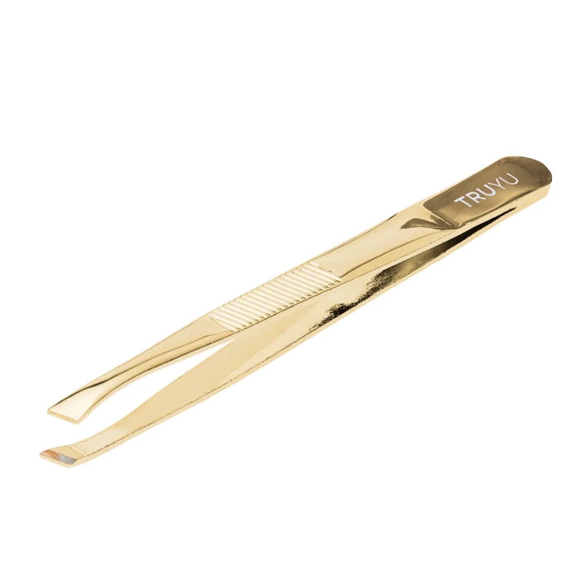 Slant Tip Tweezers (Gold Plated)
