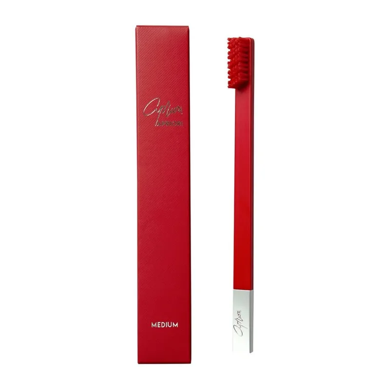 Slim Carmine Red Silver Medium