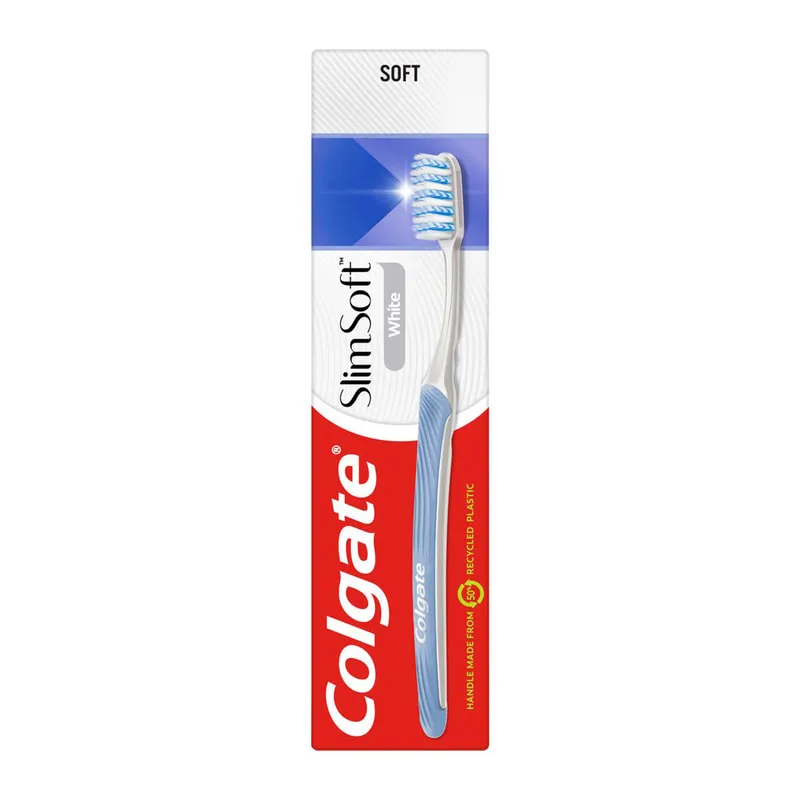 Slim Soft White Toothbrush