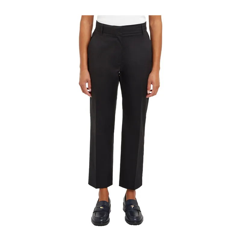Womens slim straight trousers