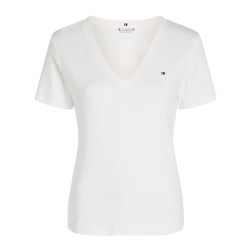 Slim V-neck T-shirt