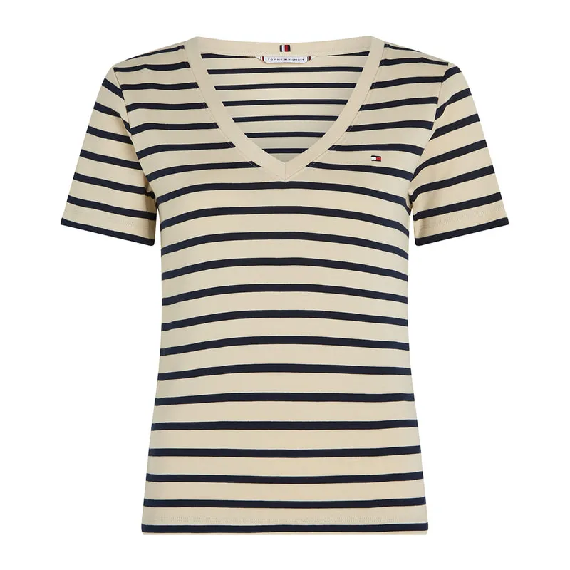 Slim V-neck T-shirt