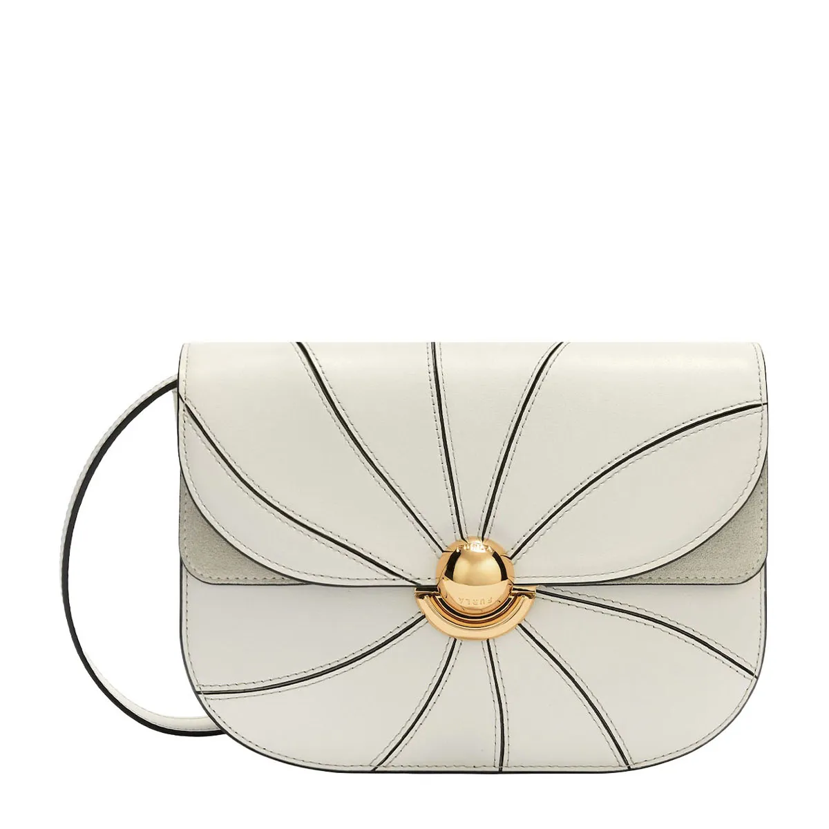 Women's small leather crossbody bag Sfera