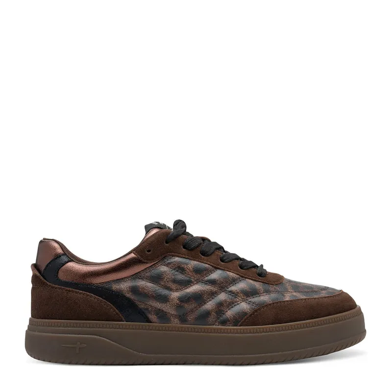 Women's animal print sneakers