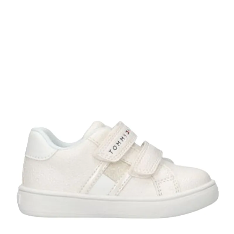 Sneakers With Velcro And Glitter