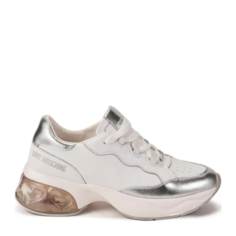 Sneakers with logo on the side