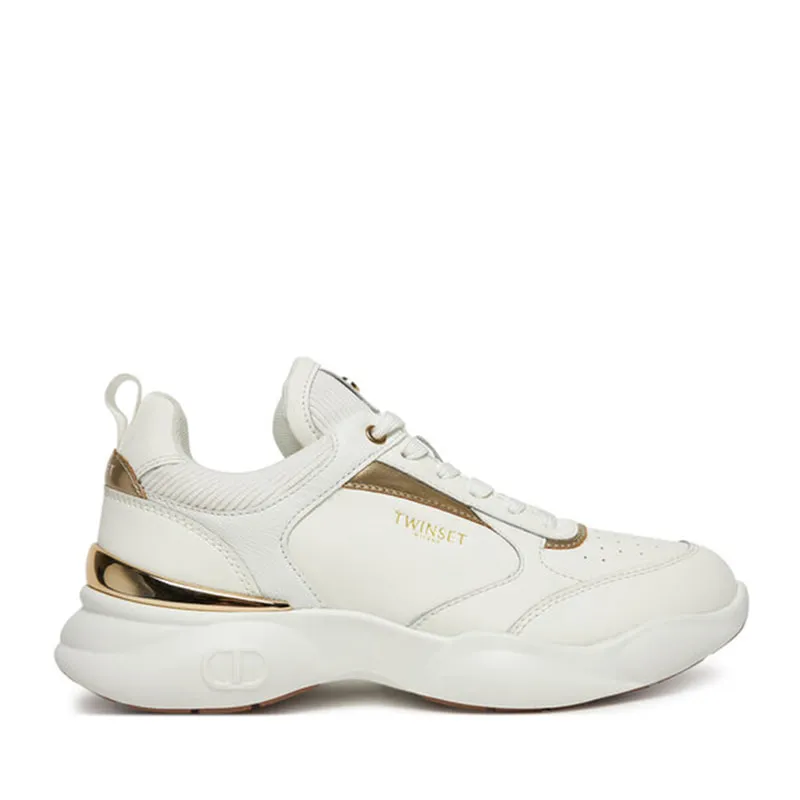 Sneakers with logo on the side