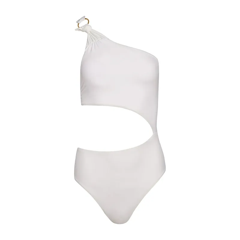 Solids one-piece swimsuit