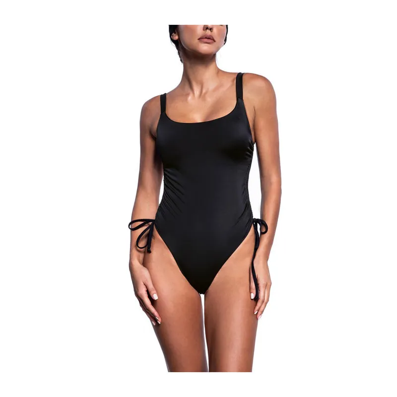 Solids one-piece swimsuit