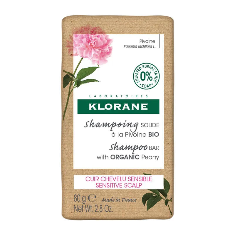 Soothing Shampoo Bar with Organic Peony for Sensitive Hair & Scalp