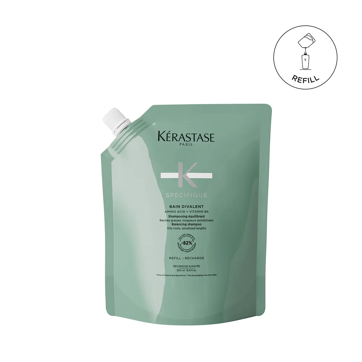 Specifique Bain Divalent Balancing Shampoo Refill for Oily Roots & Damaged Lengths