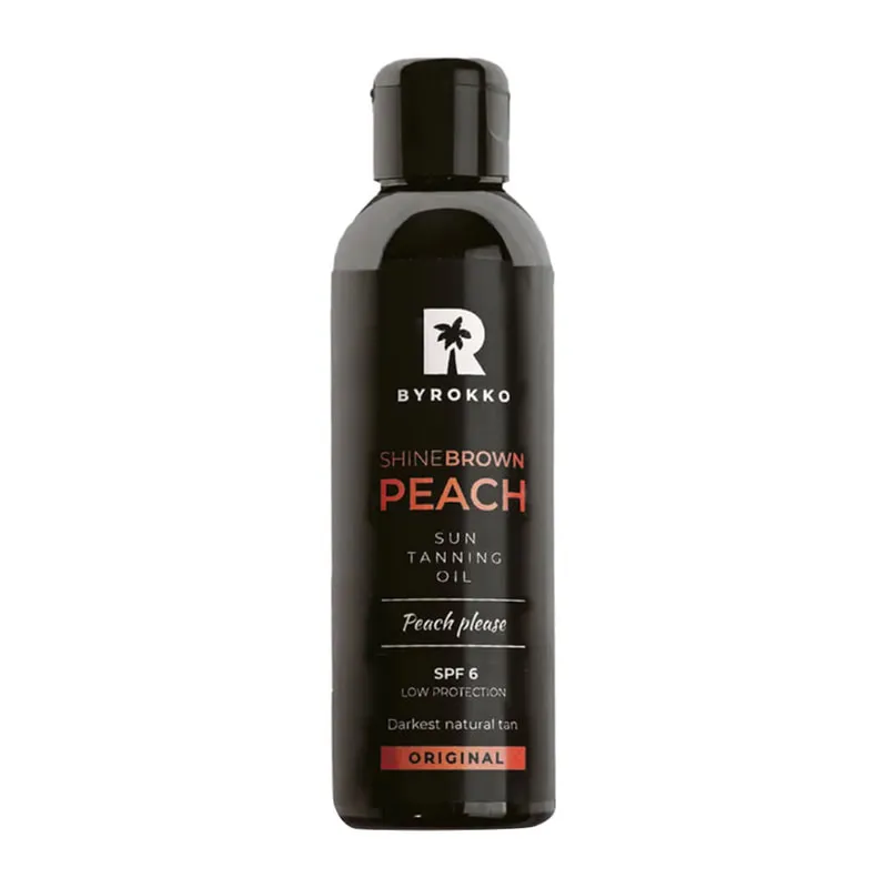 Λάδι Μαυρίσματος Με Άρωμα Ροδάκινου Spf 6