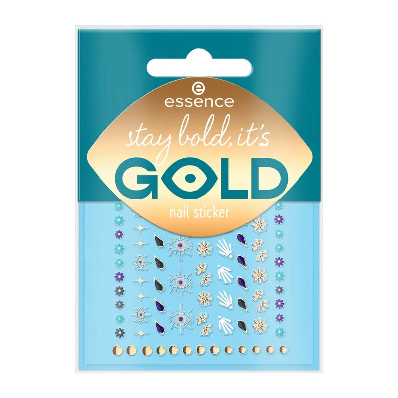 Stay Bold, It's Gold Nail Sticker
