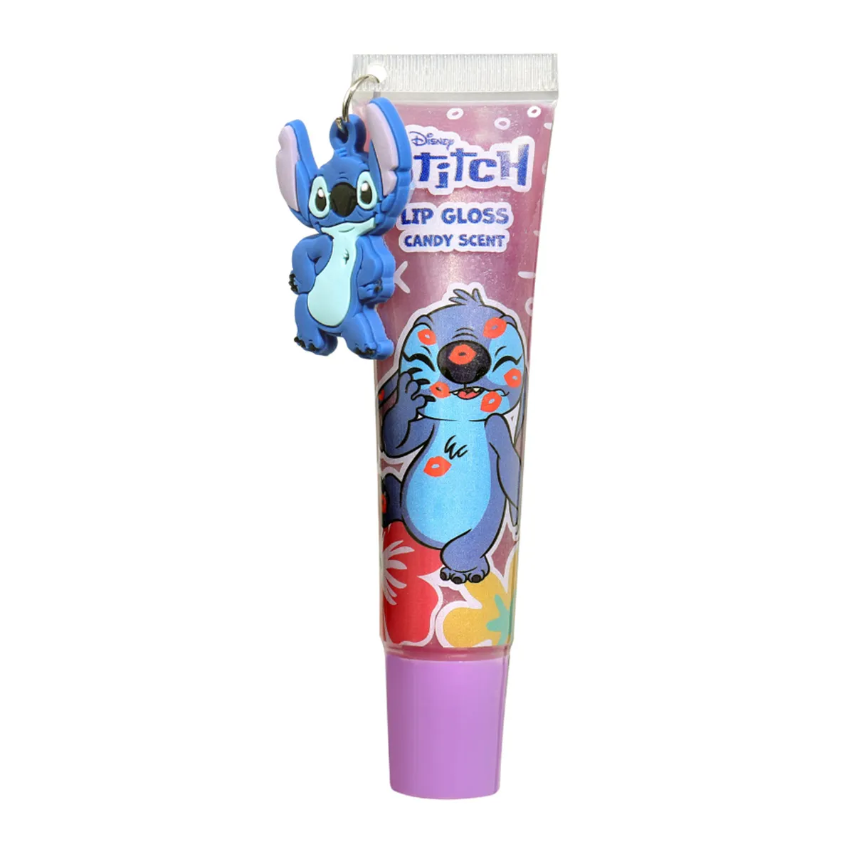 Stitch Lip Gloss Candy & Purple Charm