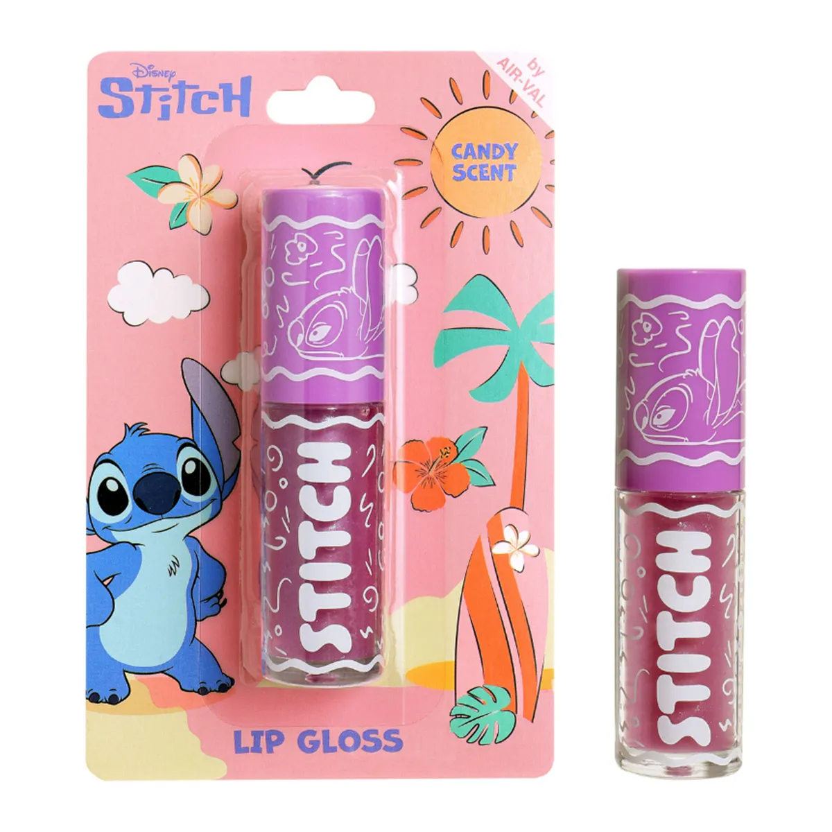 Stitch Lip Gloss Candy Purple