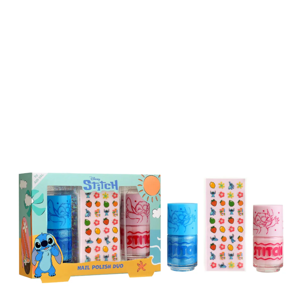 Stitch Nail Polish Duo & Stickers