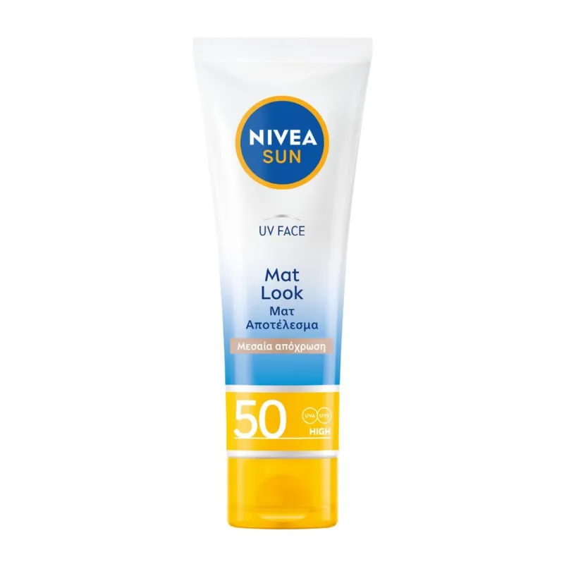 Sun UV Face Shine Control Tinted Medium Crème SPF50