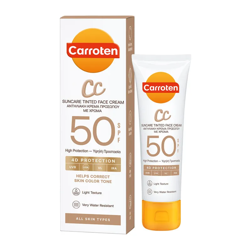 Suncare Face Cream Cc SPF50