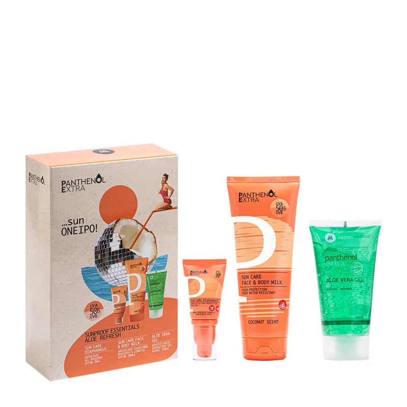 Sunproof Essentials Aloe Fresh Sunscreen Face-Body Set