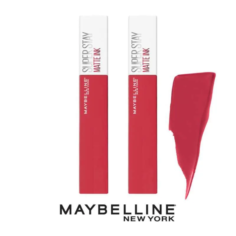 Superstay Matte Ink Yγρό Κραγιόν 80 Ruler Double Pack
